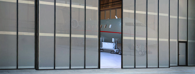 NAVIONIX hangar doors - unlimited length